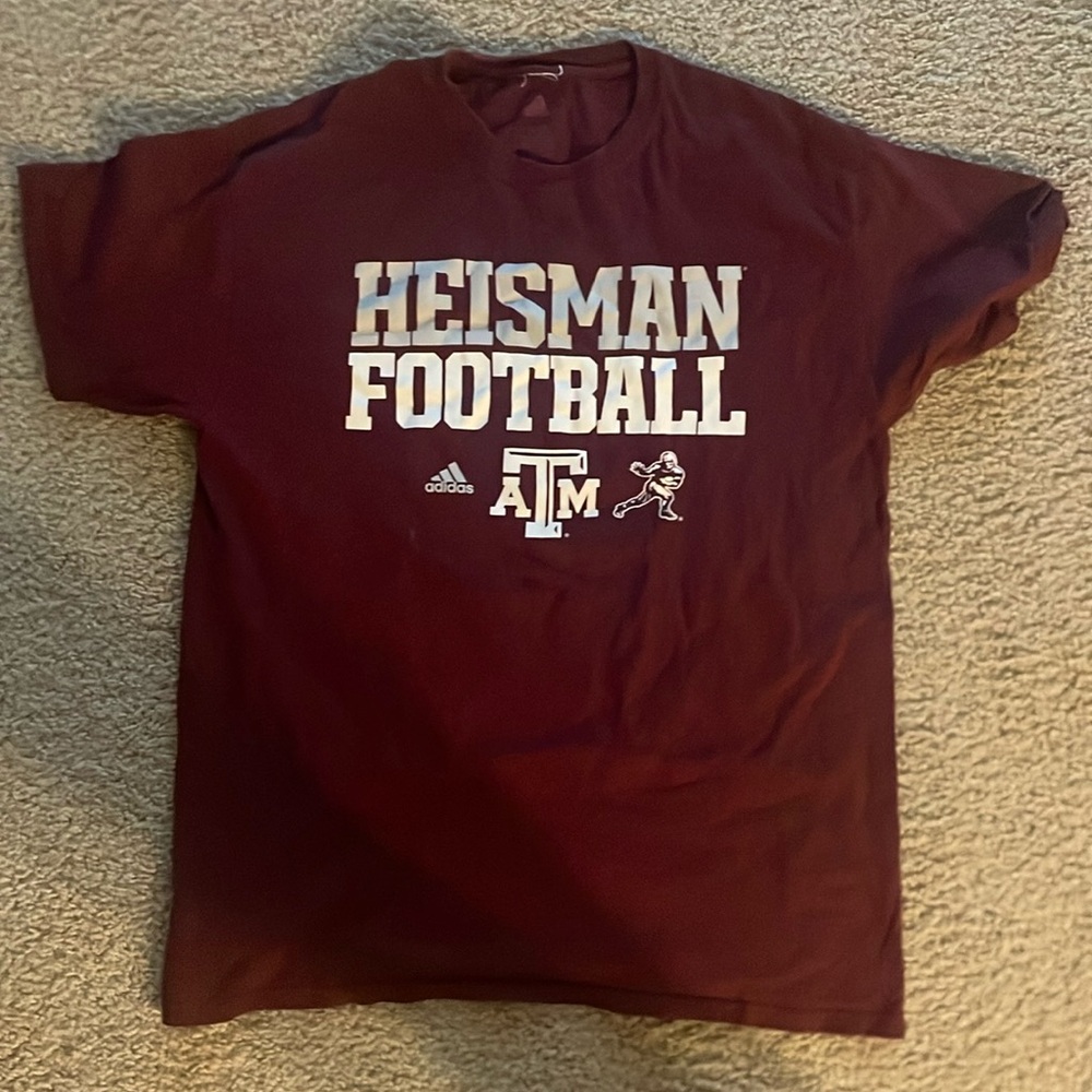 Texas A&M Aggies Adidas Heisman Football Johnny Manziel Shirt